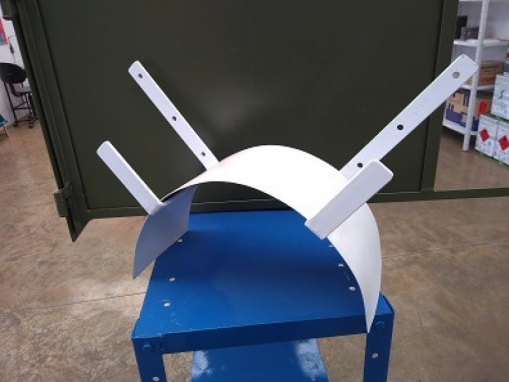 gallery/suporte reforçado de ferro para mangueira de até 50m. medidas 15cm largura x 30cm diametro x 20cm suporte fixação. (2)